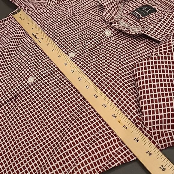 Armani Exchange sz M/M button front shirt with collar fitted casual - Picture 6 of 10